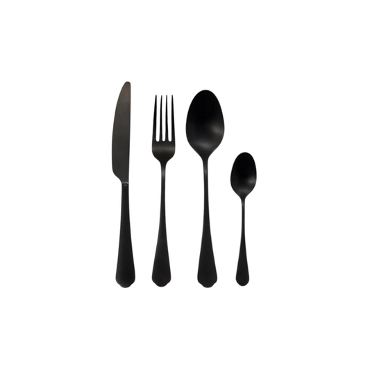 JENNA CLIFFORD – Modera 16-Piece Cutlery Set - Black