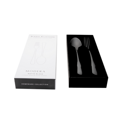 JENNA CLIFFORD – Modera 2-Piece Salad Server Set - Black