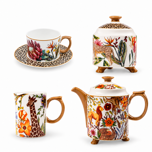 Jenna Clifford - Wild Bloom Tea Set of 4