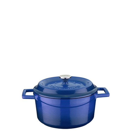 Lava Round Casserole 20cm - Blue