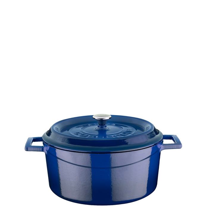 Lava Round Casserole 24cm - Blue