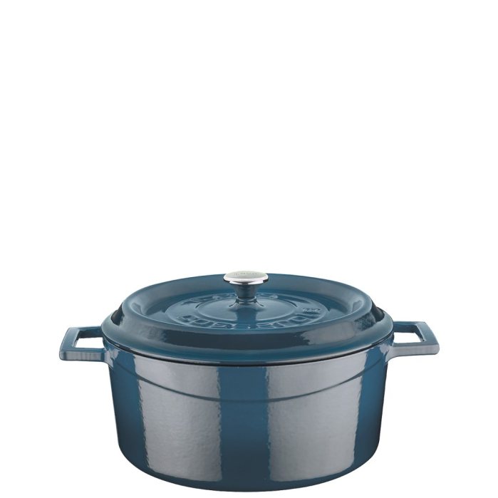Lava Round Casserole 24cm - Mojolica Grey