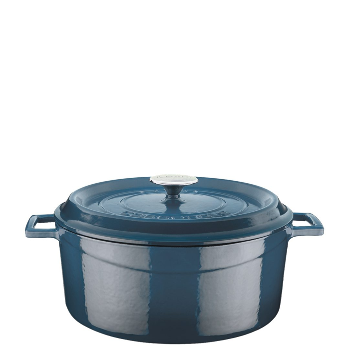 Lava Round Casserole 28cm - Mojolica Grey
