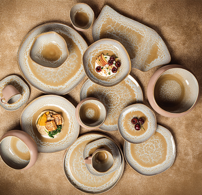 Ariane Mohenjo Daro Coupe Plate 25cm (Set of 4)
