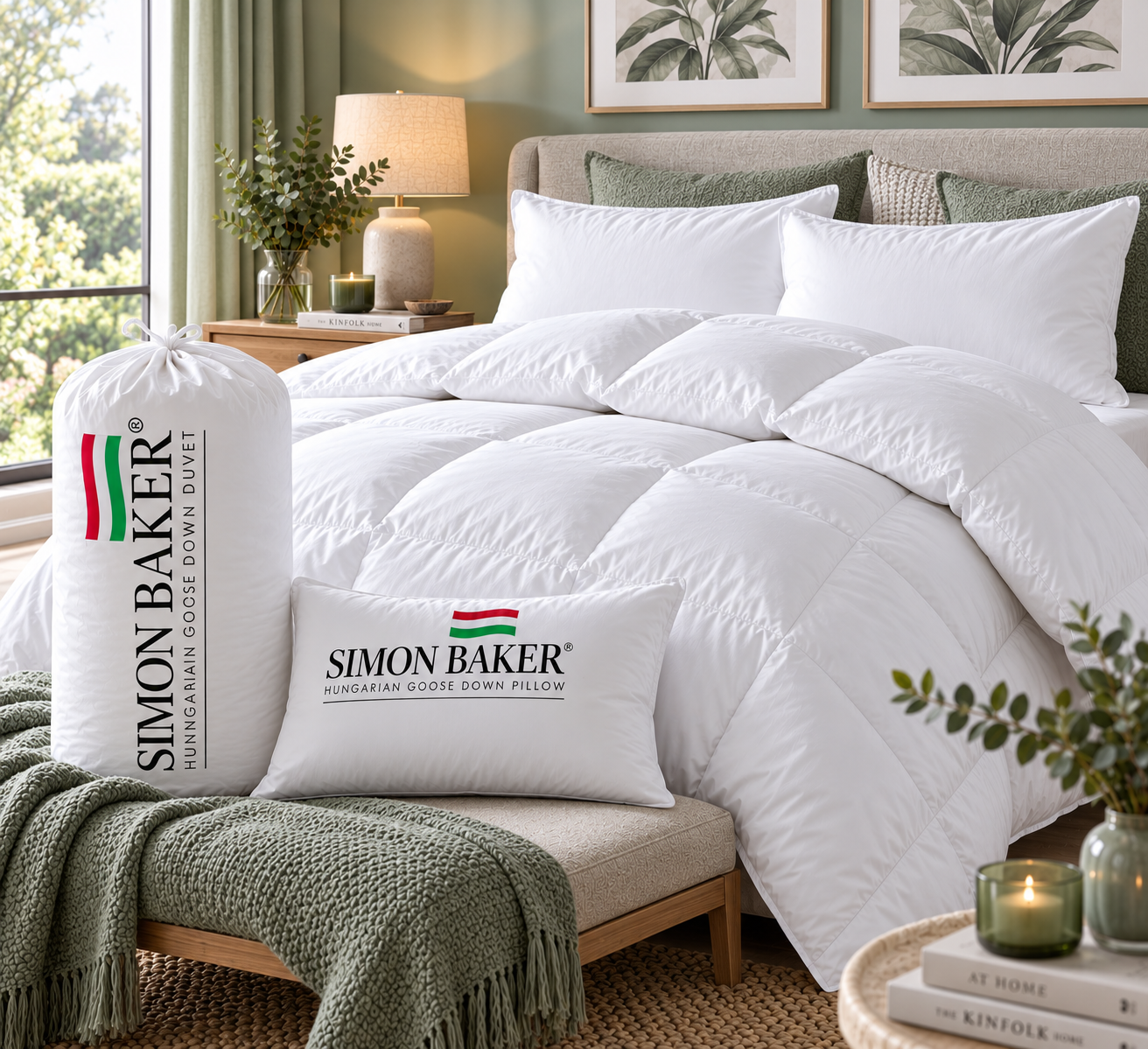 Simon Baker | Hungarian Goose Down Duvet Inner - Three Quarter (60/40)