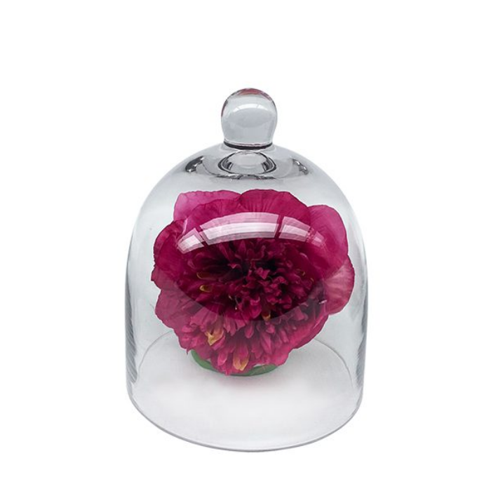 Glass Bell Dome 15x18cm