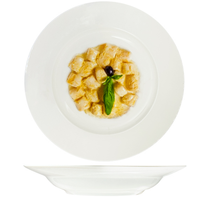 Nova New Bone Soup/Pasta Plate 24cm (Set of 6)