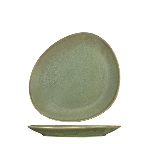 Nova Earth Sage Oblong Plate 23.5cm (Set of 6)