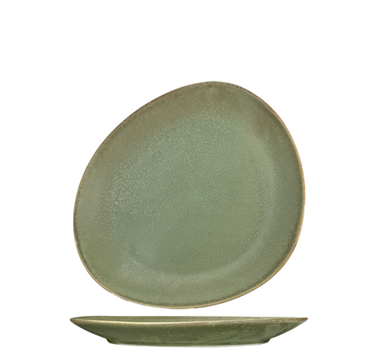 Nova Earth Sage Oblong Plate 23.5cm (Set of 6)