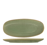 Nova Earth Sage Oval Plate 22.5x10cm (Set of 8)