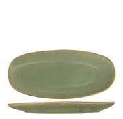 Nova Earth Sage Oval Plate 22.5cm × 10cm (Set of 8)