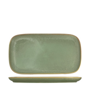 Nova Earth Sage Rectangular Plate 25cm × 14cm (Set of 6)