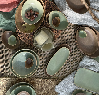 Nova Earth Sage Saucer 15cm (Set of 8)