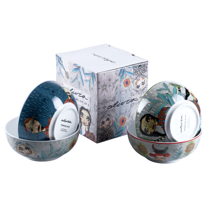 OLIVIA - Cuzins Cereal Bowl (Set of 4)