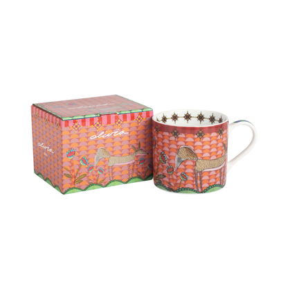 OLIVIA – Cappuccino Mug Fox