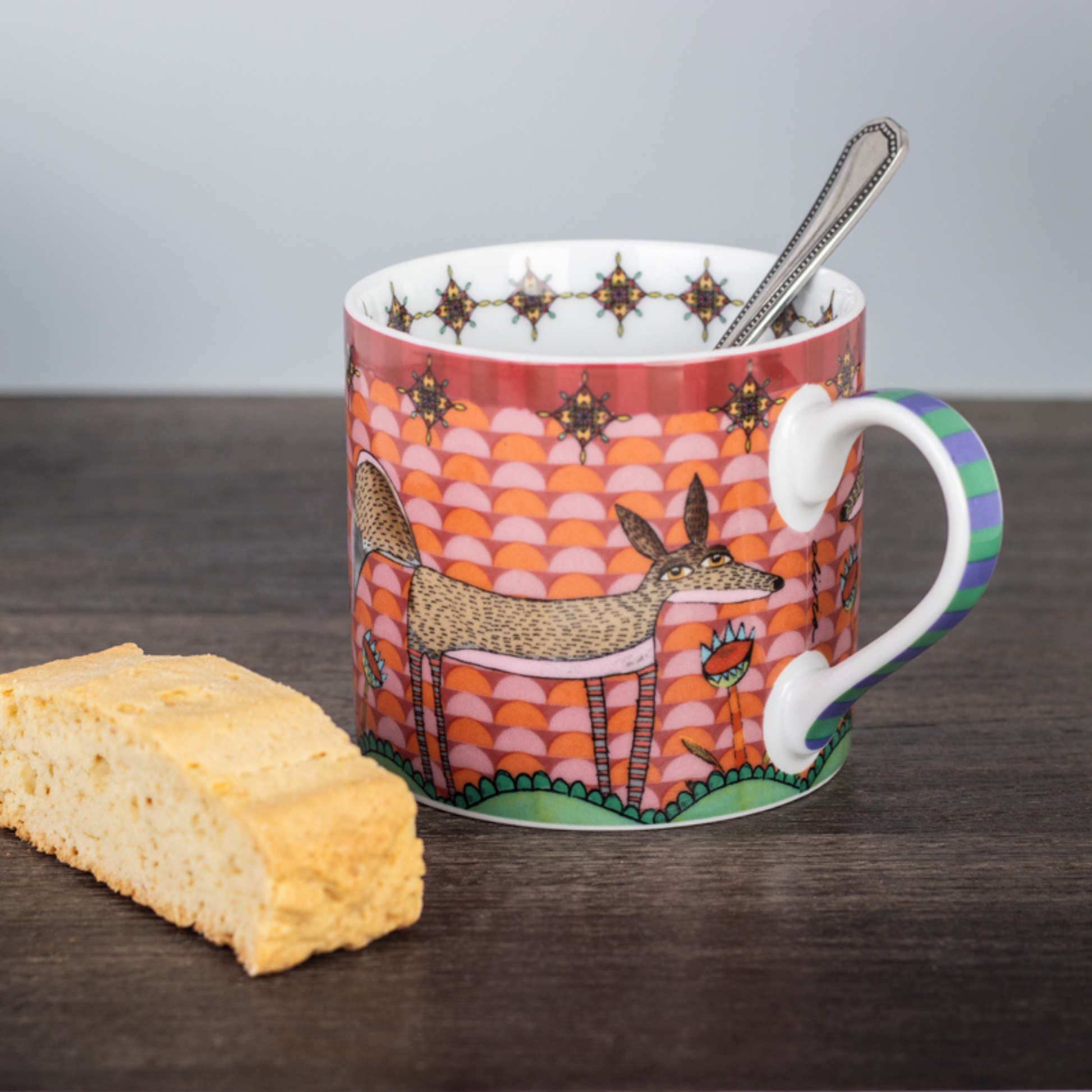 OLIVIA – Cappuccino Mug Fox