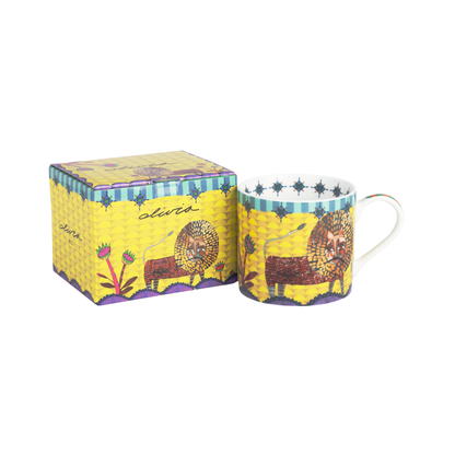 OLIVIA – Cappuccino Mug Lion