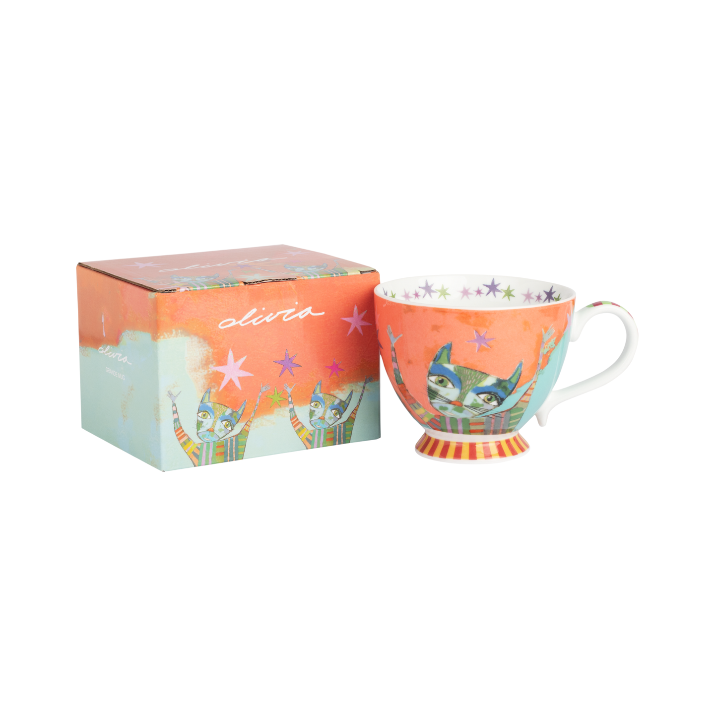 OLIVIA – Grande Mug Happy Cat