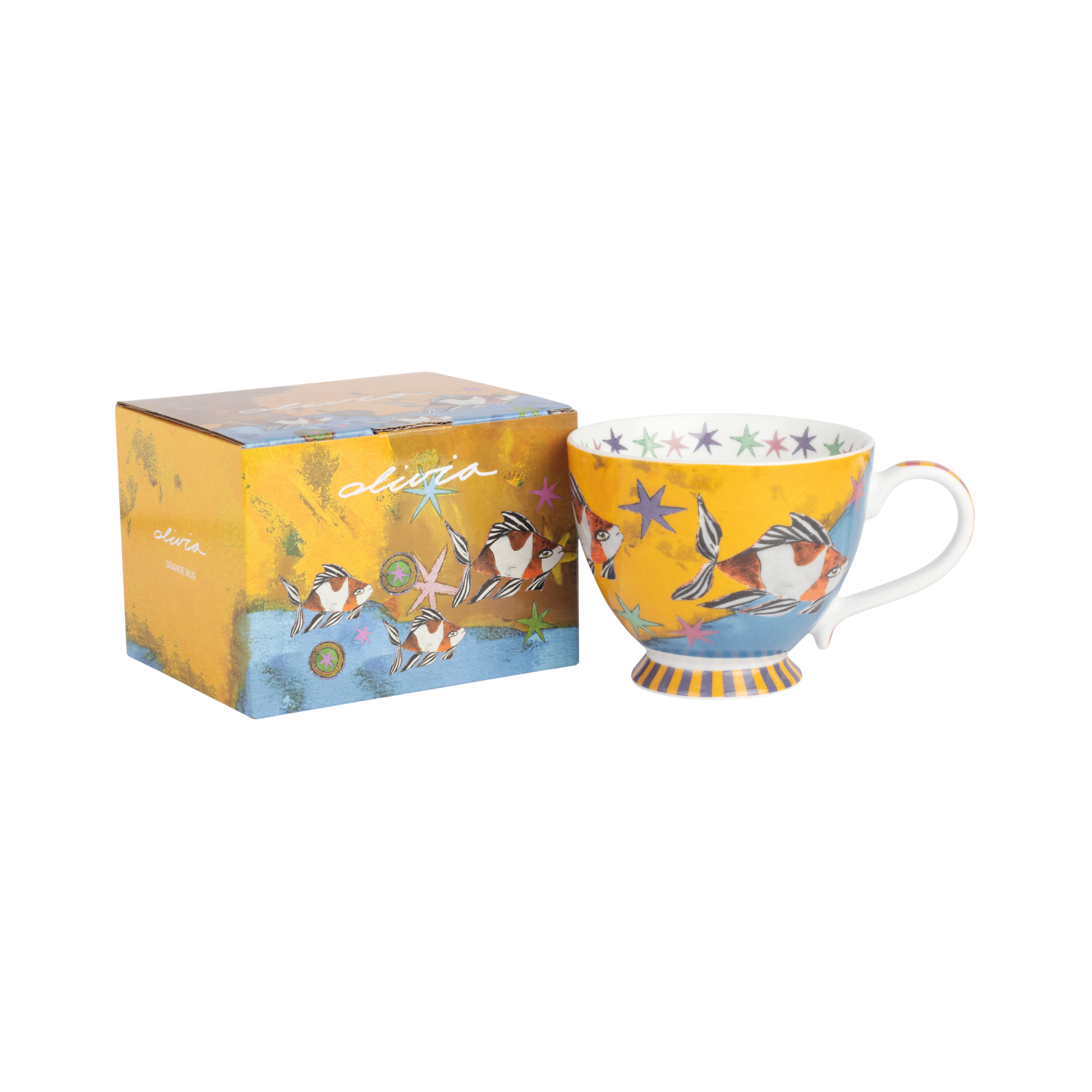 OLIVIA – Grande Mug Fish