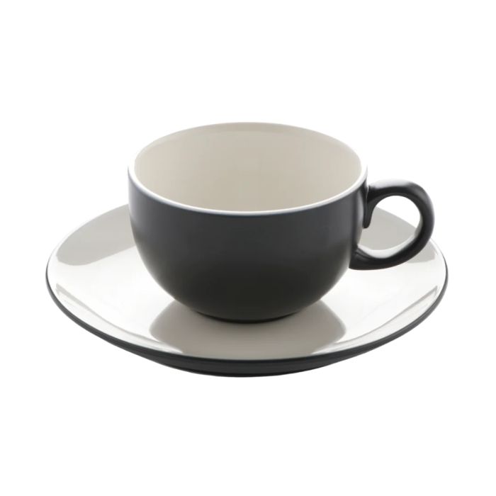 OMADA - Armonia Cup & Saucer - Black