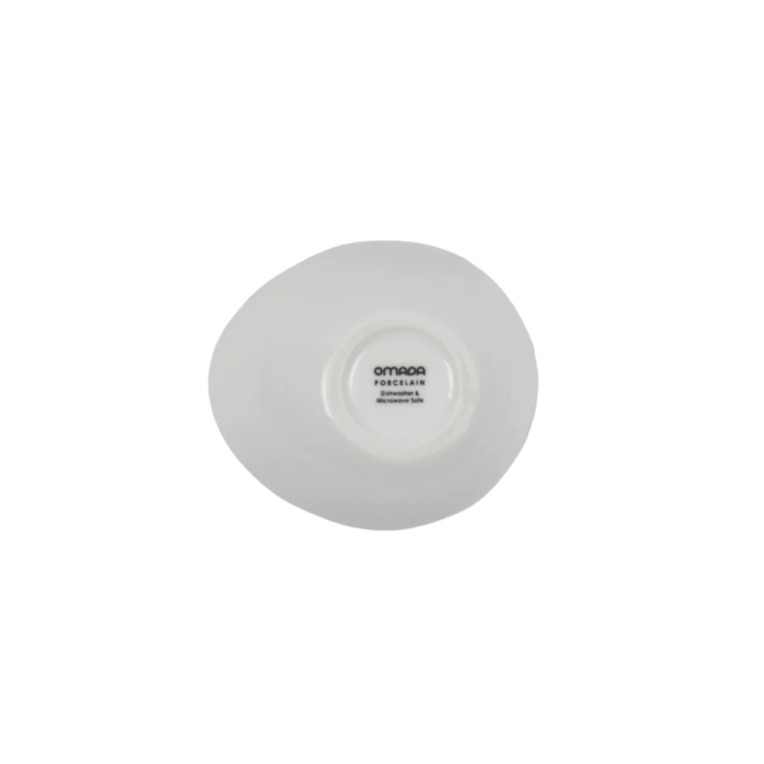 OMADA - Irregular Plate with 4 Bowls White