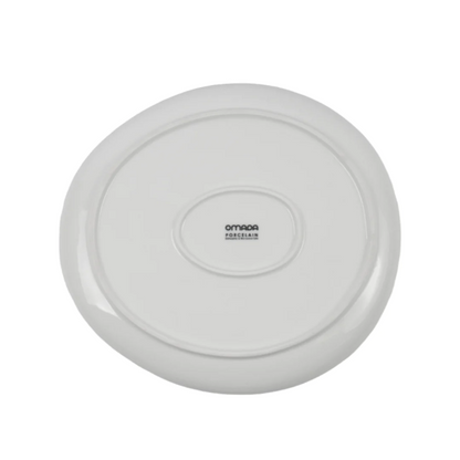 OMADA - Irregular Side Plate 23cm White