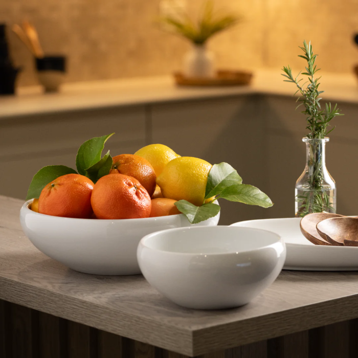 OMADA - Irregular Salad Bowl 27cm White