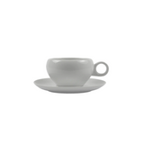 OMADA - Irregular Cup & Saucer White (Set of 4)