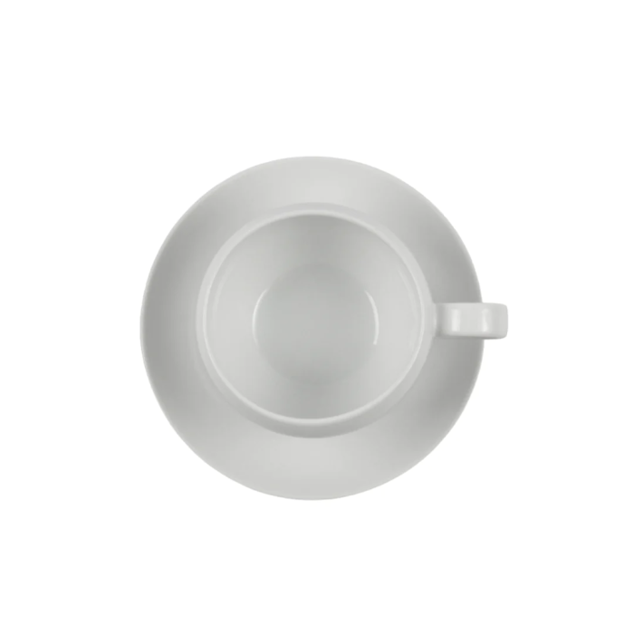 OMADA - Irregular Cup & Saucer White