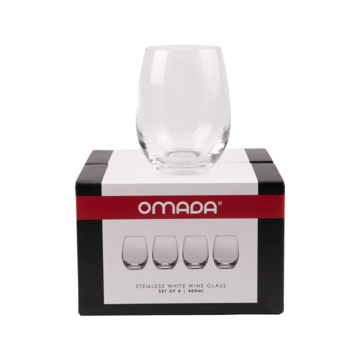 OMADA - Stemless White Wine - 400ml (Set of 4)