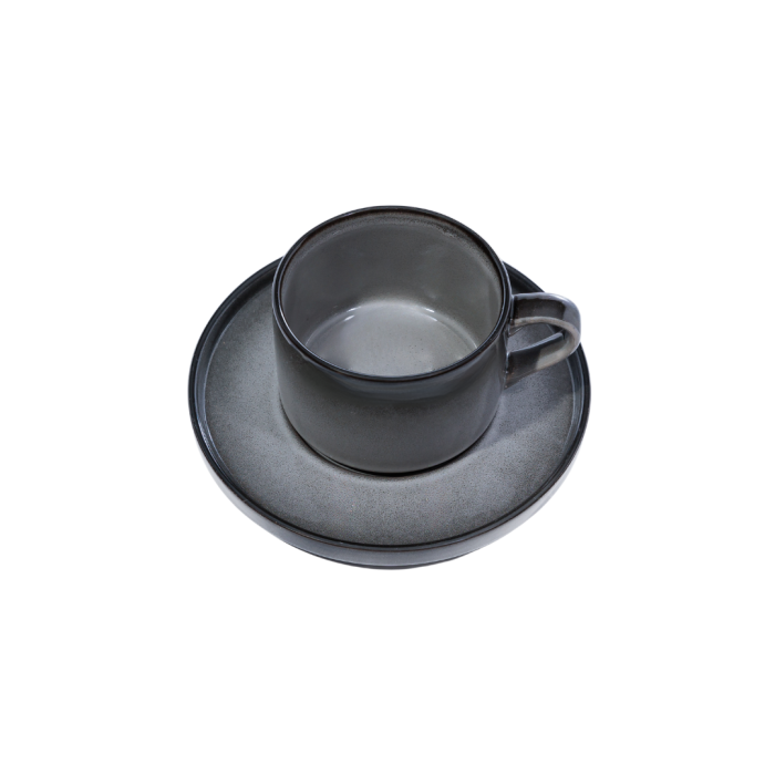 Stonehues Grey Cup & Saucer