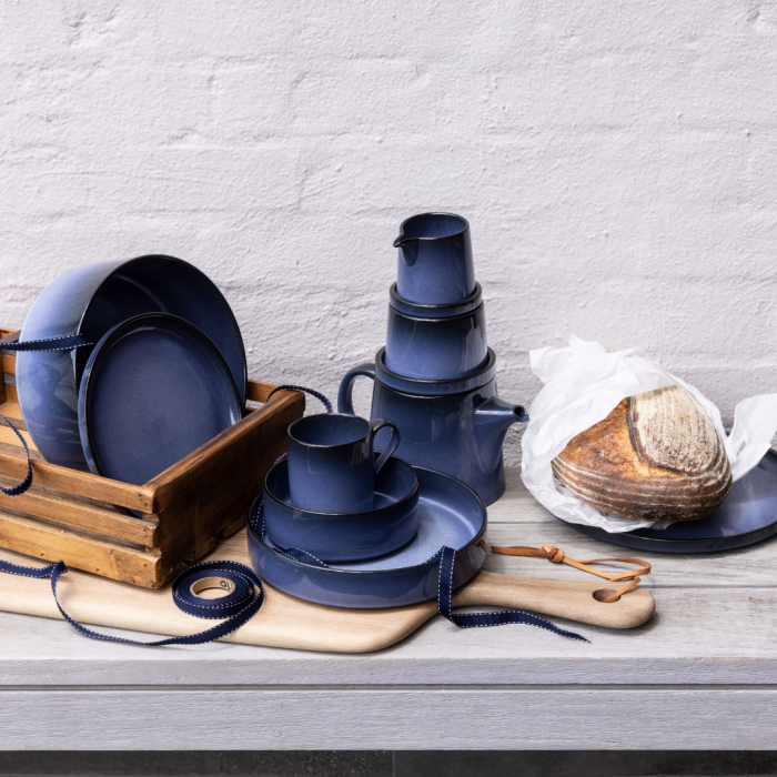 Stonehues Blue Salad Bowl