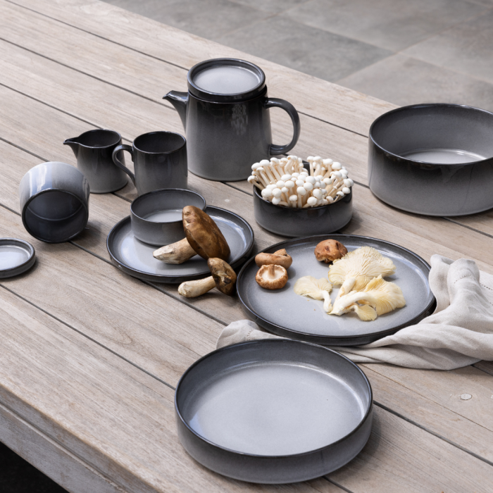 Stonehues Grey Salad Bowl