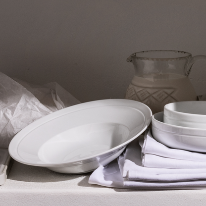OMADA - Linea White Pasta Bowl 27 cm Set of 4