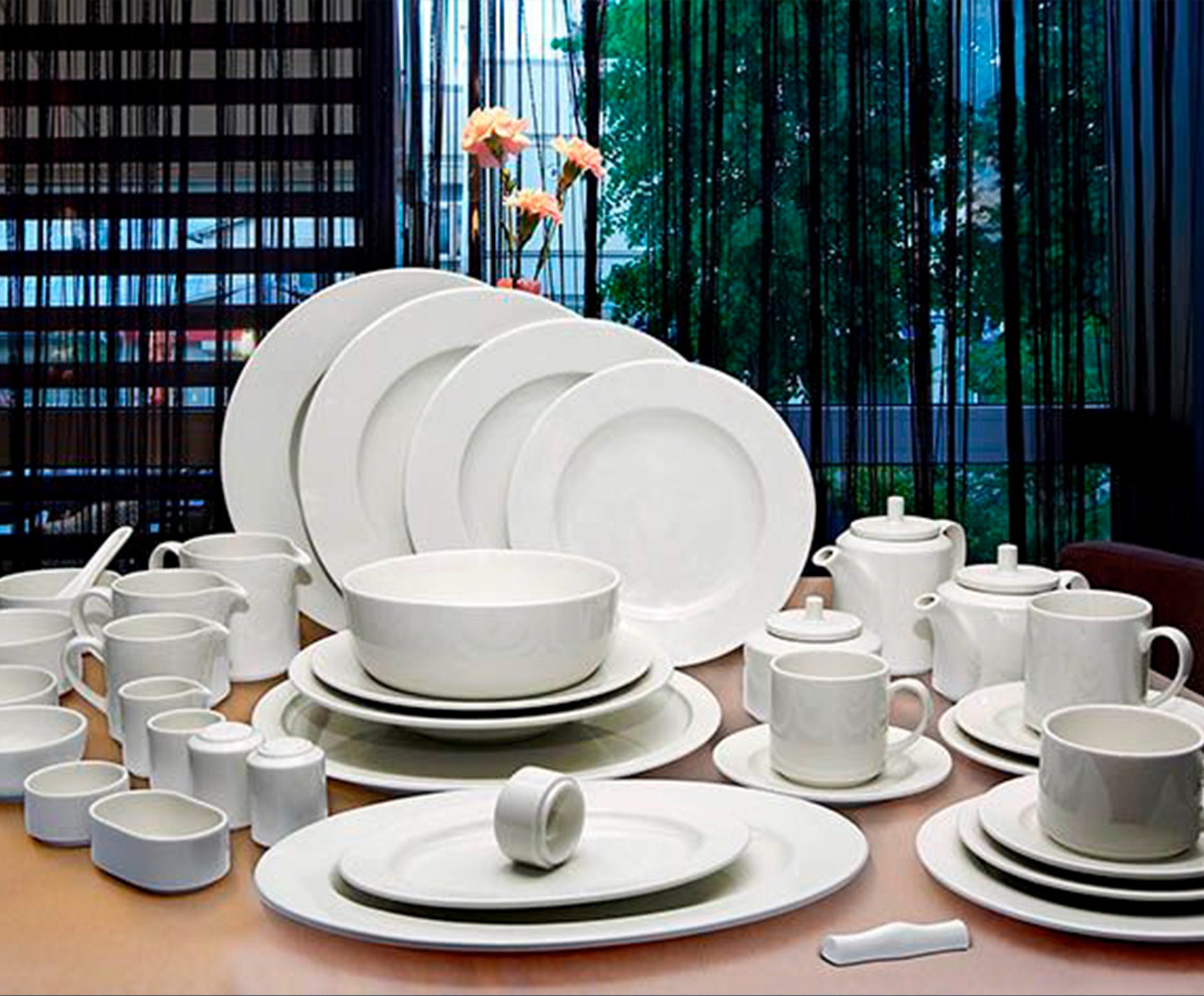 Ariane Prime White Rim Plate 17cm (Set of 12)