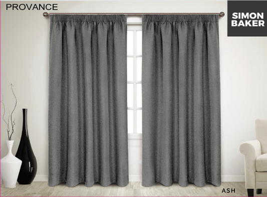 Simon Baker | Provance Tape Curtain Ash (Various Lengths)