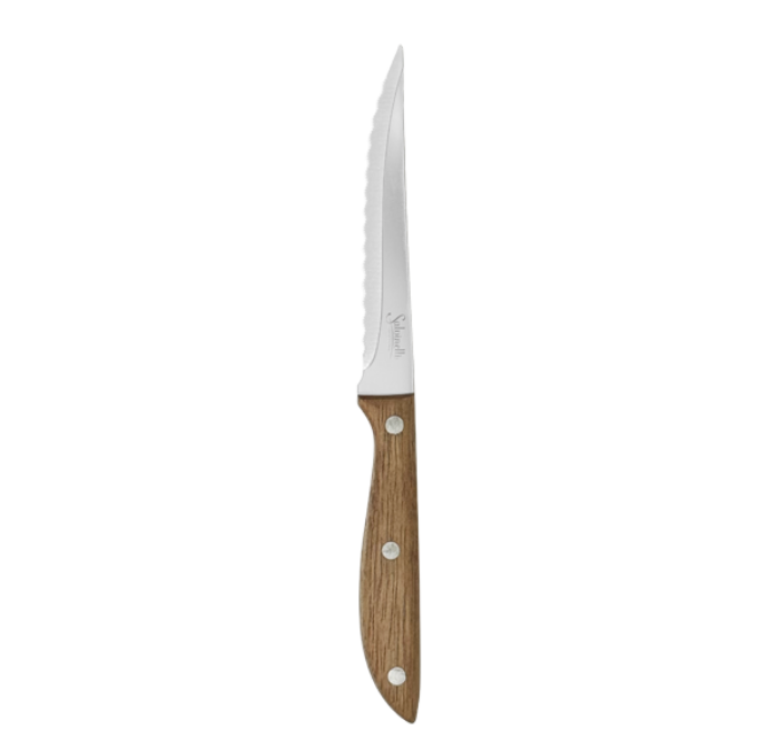 Salvinelli Bistro Wooden Steak Knife (Set of 6)