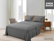 Simon Baker - Vintage washed Sheet Set - Granite