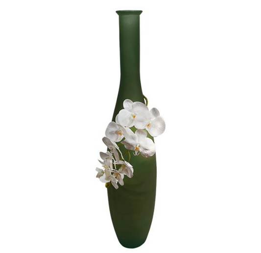 Olive Frost Tall Vase 1m