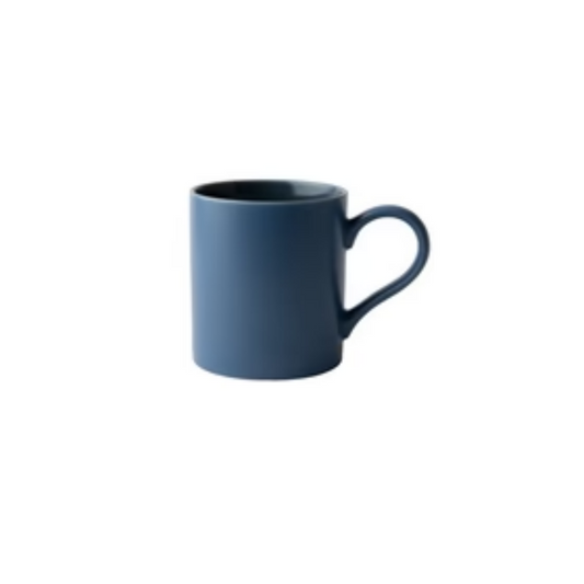 GALATEO - Semi-Matt Porcelain Blue Mug (Set of 6)