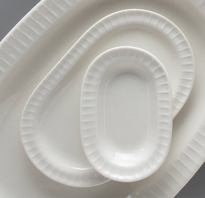 Ariane Seon Ivory oval dishes – lifestyle detail
