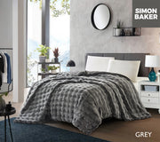 Simon Baker - Ultra Plush Faux Fur - Grey (200cm × 240cm)
