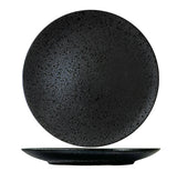 Nova Rain Black Coupe Plate 26cm (Set of 4)