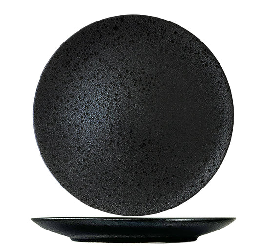 Nova Rain Black Coupe Plate 26cm (Set of 4)