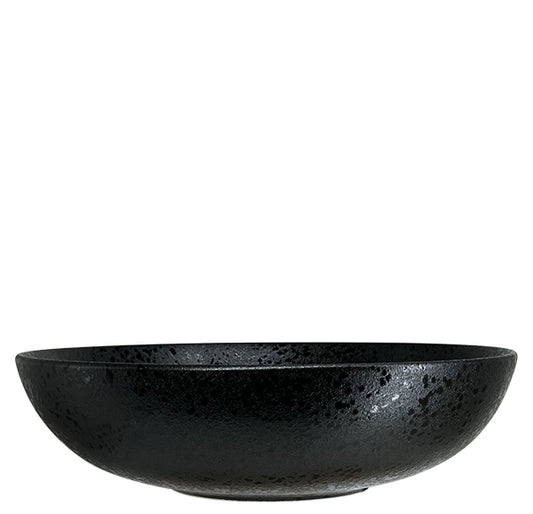 Nova Rain Black Coupe Bowl 30cm (Set of 2)