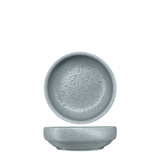 Nova Rain Grey Flat Plate 9cm (Set of 12)