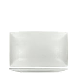 Nova Rain White Rectangular Plate 27 x 16.5cm (Set of 4)