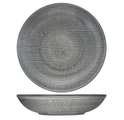 Nova Stitch Grey Coupe Bowl 24cm (Set of 6)