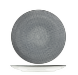 Nova Stitch Grey Coupe Plate 26cm (Set of 4)