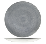 Nova Stitch Grey Coupe Plate 30cm (Set of 6)